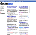 Screenshot of the Agent InfoSpace home page on October 19th, 1997.