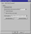 Speech input menu from build 98.