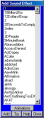 Sound Effect window inside of CyberBuddy.
