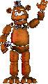 The thumbnail of Freddy Fazbear used on MadCreeper's site.