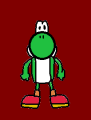 The default animation frame of Yoshi50Windows.