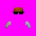 The default animation frame of Agent Orange.