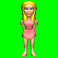 The default animation frame of Becky.