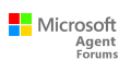 The logo of the original Microsoft Agent Forums (2018).
