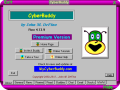 CyberBuddy with the "Purple" Theme applied.