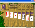 Bonzi's Solitaire with the Jungle theme.