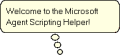 A Microsoft Agent think balloon.