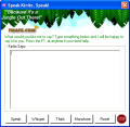 The Speak window in Kinito After Story.
