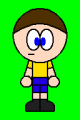 The default animation frame of Alex.