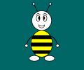 The default animation frame of Buzy Bee.