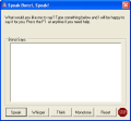 Speech window inside of BonziBUDDY Rewritten.