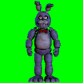 The default animation frame of Bonnie.