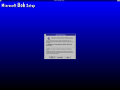 Setup window of Microsoft Bob build 1303, where the setup identifies the program by the final name.
