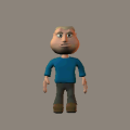 The default animation frame of Shane.