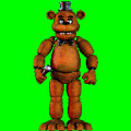 The default animation frame of Freddy.