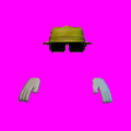 The default animation frame of Agent Yellow.
